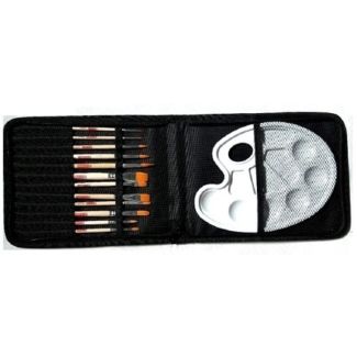 9099142M ESTUCHE 12 PINCELES Y PALETA