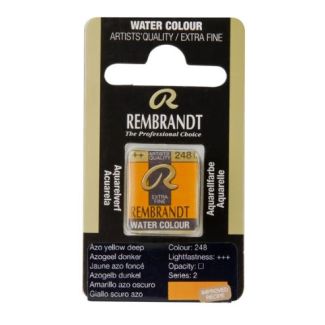 Pastilla Acuarela PAN AMARILLO AZO OSCURO REMBRANDT 05862701 
