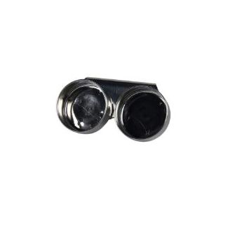 Pocillo metálico doble 30mm TITAN 127540032