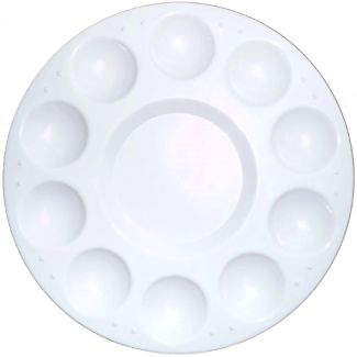Paleta rodona 17cm blanca TALENS 90612547 