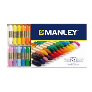M124 CERAS MANLEY CAJA 24 COLORES