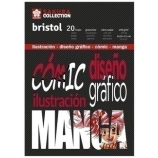 93201420 Bloc Manga A5 Bristol 20h