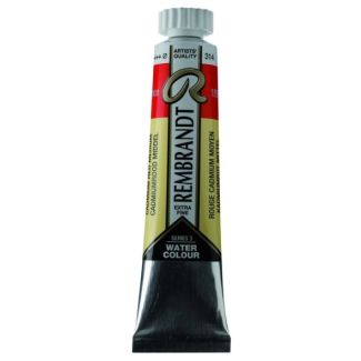 Acuarela Tubo 20ML ROJO CADMIO MEDIO S3 REMBRANDT 05043140 
