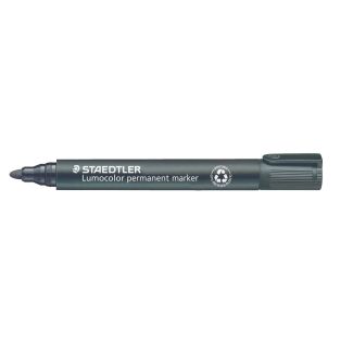 MARCADOR/ROTULADOR PERMANENTE LUMOCOLOR PUNTA REDONDA NEGRO STAEDTLER 352-9