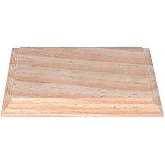 Peana de pino macizo rectangular 30X18x2,3 cm INNSPIRO 4036