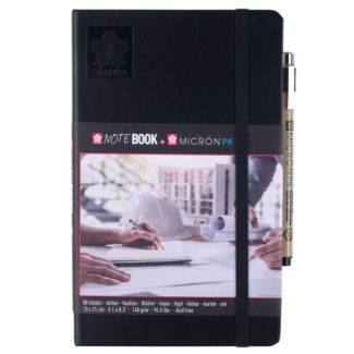 Cuaderno/bocetos Sakura 13 x 21 cm 80 hojas 140 g/m2 + Sakura Micron PN 94150003 