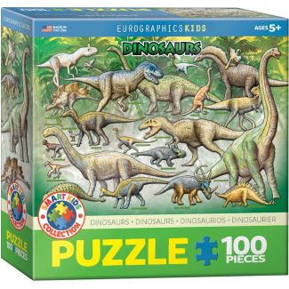 E6100-0098 PUZLE 100PCS DINOSAURS