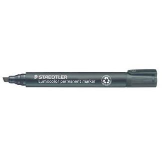 MARCADOR/ROTULADOR PERMANENTE LUMOCOLOR PUNTA BISELADA NEGRO STAEDTLER  350-9