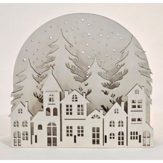SOPORTE 3D 065 ESCENA CASITAS NAVIDAD 0007675 
