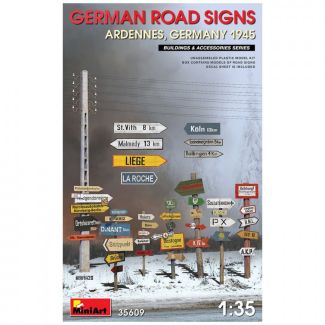GERMAN ROAD SIGNS WW2 ARDENNES ACADEMY Mini Art 47735609