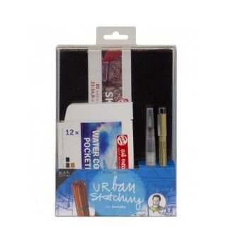 PO200010 Set Urban Sketching negro