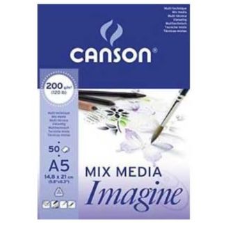 BLOC IMAGINE DINA5 50 HOJAS 200GR CANSON 200006009 