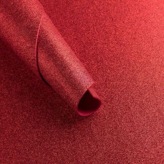 GOMA EVA GLITTER PURPURINA ROJA 40X60CM 5020115 