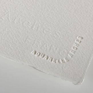 PAPEL PARA ACUARELA DE GRANO SATINADO 56X76CM 300GR/M2 ARCHES AQUARELLE A1795017