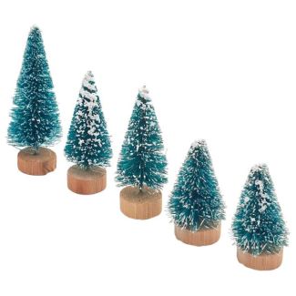 2484 MINI ARBOLES DE NAVIDAD ARTIFICIALES 5 PIEZAS