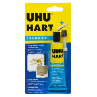 PEGAMENTO ESPECIAL TRANSPARENTE EXTRA FUERTE PARA MODELISMO Y MANUALIDADES 35GR. UHU HART 63217