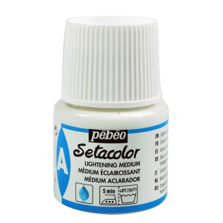 MEDIUM ACLARADOR PARA PINTURA TEXTIL SETACOLOR 45ML PEBEO 391014
