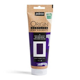 PINTURA ACRILICA ORIGIN VIOLETA COBALTO OSCURO IMITACION 120ML PEBEO 817114