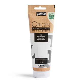 PINTURA ACRILICA ORIGIN BLANCO DE MEZCLA 120ML PEBEO 817138