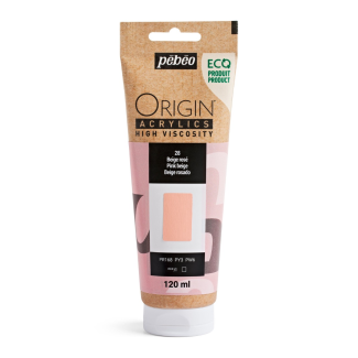 PINTURA ACRILICA ORIGIN BEIGE ROSADO 120ML PEBEO 817128