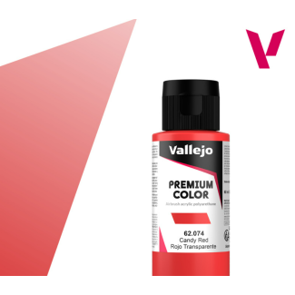 PREMIUM COLOR ROJO TRANSPARENTE 60ML  62074 