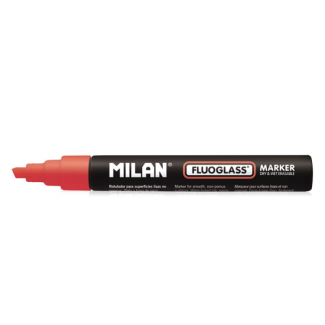 FLUOGLASS PUNTA BISELADA 2-4MM ROJO MILAN591093001 