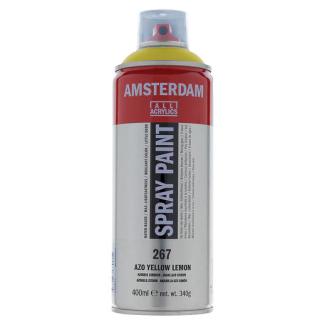 PINTURA EN ESPRAY AMARILLO AZO LIMON 400ML AMSTERDAM 17162670 