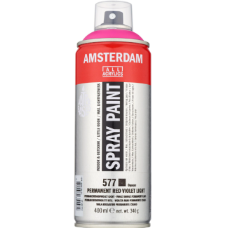 PINTURA EN ESPRAY VIOLETA ROJO PERMANENTE CLARO 400ML AMSTERDAM 17165770 