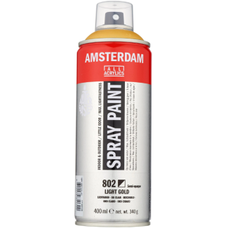 PINTURA EN ESPRAY ORO CLARO 400ML AMSTERDAM 17168020 