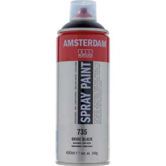 PINTURA EN ESPRAY NEGRO OXIDO 400ML AMSTERDAM 17167350 
