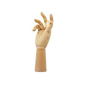 12602 Mano articulada masc. 30cm derecha