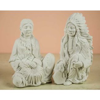 FIGURA INDIO/A 1 UNIDAD 16CM YESO 2811