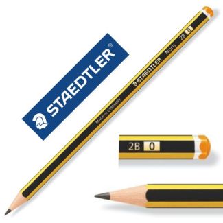 LAPIZ DE GRAFITO STAEDTLER NORIS 0 / 2B 120-0