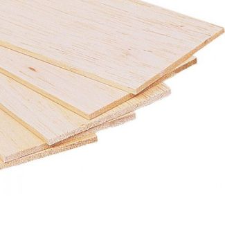 Madera de balsa 100x1000x1,5mm 35302