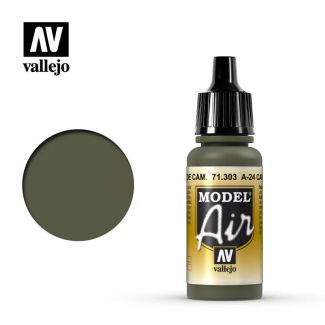 MODEL AIR A-24 VERDE CAMUFLAJE 17ML VALLEJO 71.303