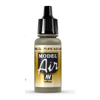MODEL AIR A-21 MARRON GRISACEO CLARO 17ML VALLEJO 71.415