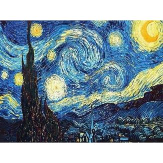 KIT DE DIAMOND PAINTING DE 40X50 - LA NOCHE ESTRELLADA DE VAN GOGH FIGURED ARTS 8032408