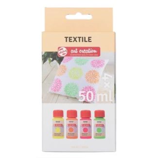 401900002 TAC TEXTIL NEON 4 POTS 50ML 