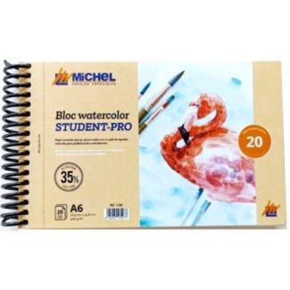 BLOC DE ACUARELA DIN A6 35% ALGODÓN DE 20 HOJAS 300GR MICHEL 1340