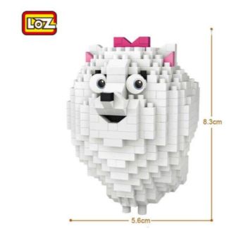PERSONAJE BRIDGET DE MASCOTAS 600 PIEZAS LOZ 409786 