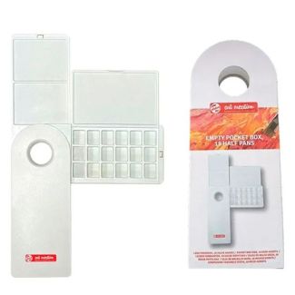 CAJA DE ACUARELAS VACIA PARA 18 PASTILLAS ART CREATION 50808618 