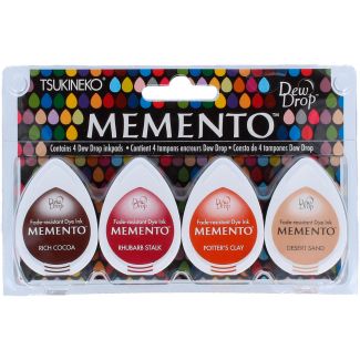 SET 4 ALMOHADILLAS DE TINTA TRANSLUCIDA - CAÑONES DE ARIZONA MEMENTO MD-100-005