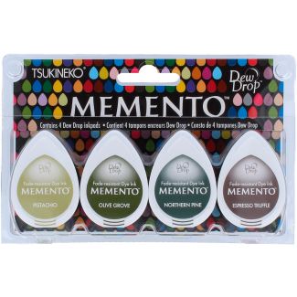 SET 4 ALMOHADILLAS DE TINTA TRANSLUCIDA - PARQUE CENTRAL MEMENTO MD-100-017