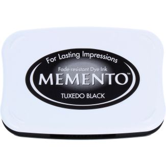ALMOHADILLA DE TINTA COLOR NEGRO ESMOQUIN TRANSLÚCIDA MEMENTO TSME-900