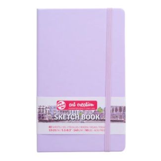 SKETCH BOOK VIOLETA PASTEL BLOC DE 13X21CM CON 80 HOJAS DE 140GR ART CREATION 9314132M