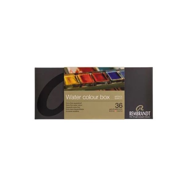 CAJA METALICA 36 PASTILLAS REBRANDT 05838637 