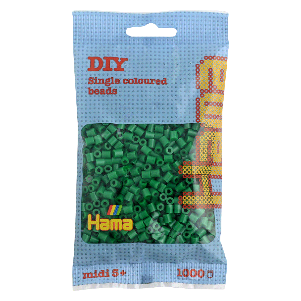 207-10 HAMA BEADS MIDI VERDE