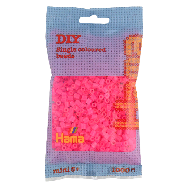 207-32 HAMA BEADS MIDI FUCSIA NEON