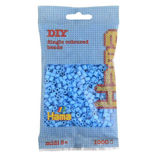 207-46 HAMA BEADS MIDI AZUL PASTEL