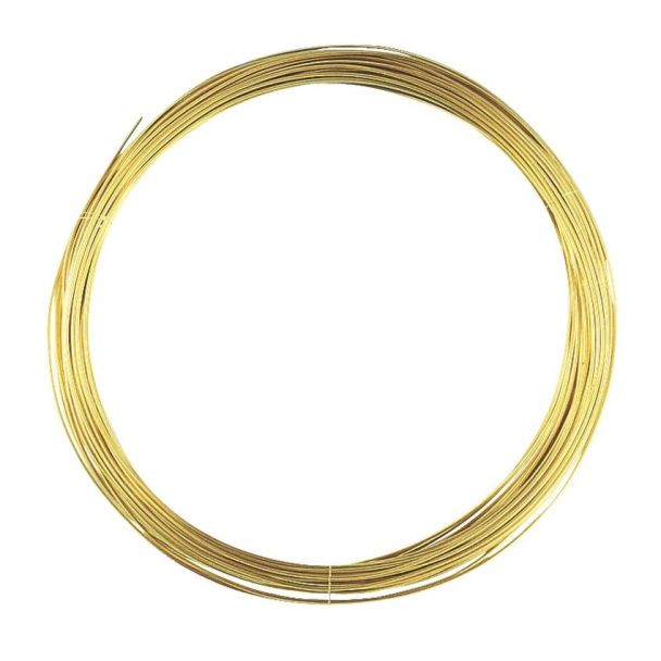 ROLLO DE ALAMBRE/HILO DE LATON DE 1MM DE GRUESO Y 3M LARGO 216463100
